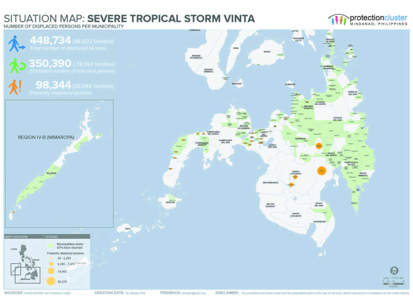 IDPPAR | Displacement due to Severe Tropical Storm (STS) Vinta (Tembin) Issue No. 2